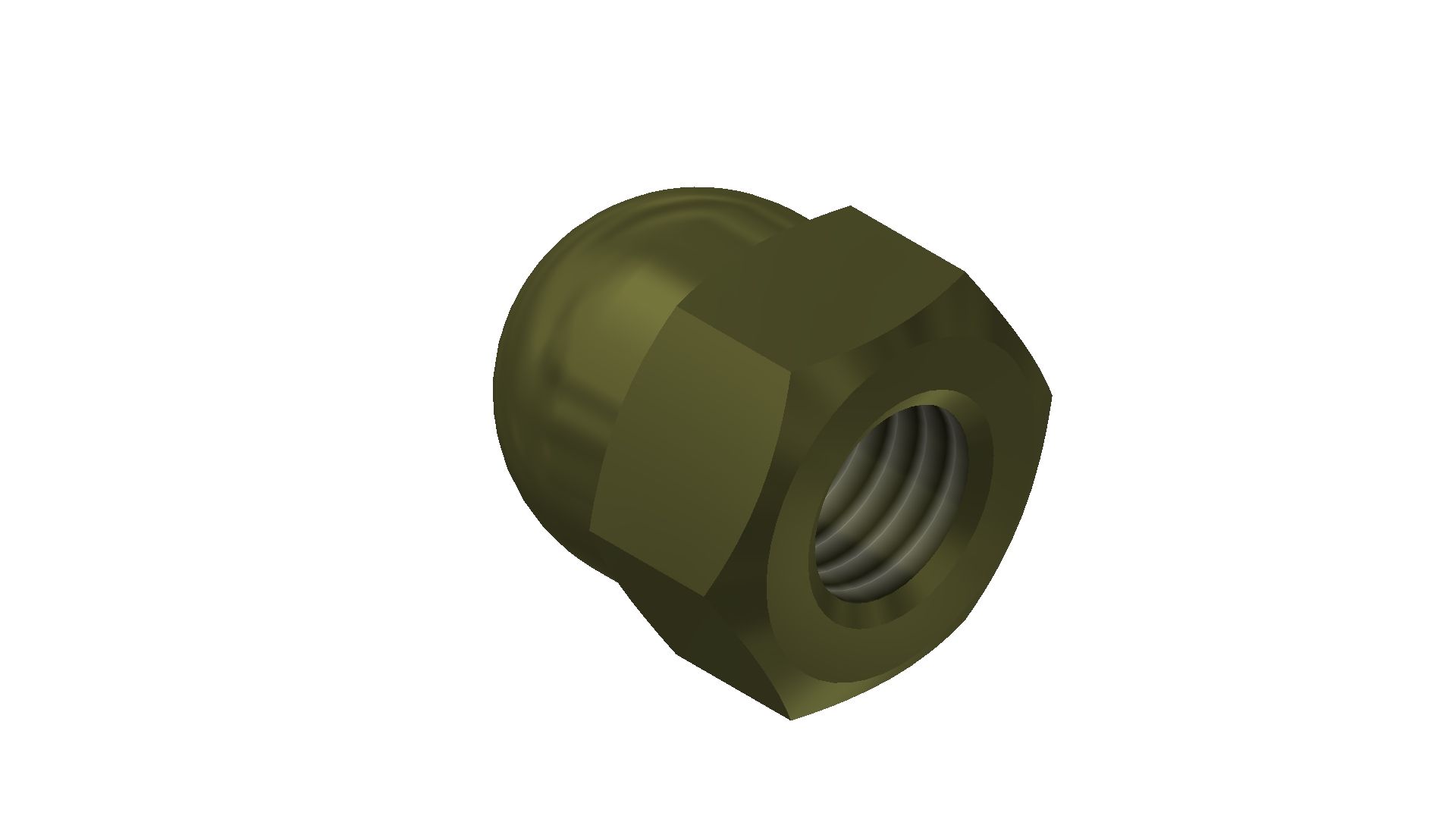 Titan Hutmutter DIN 1587 | M10 | Ti-Hutmutter-M10