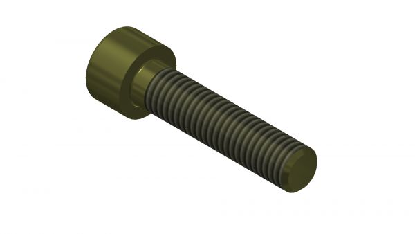 M5 X 40mm Titan Kappe Buchse Bolt 912 - 4mm Allen - Ti Gr5 40 x 0.8 Schraube